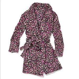 Victoria’s Secret cozy leopard heart robe